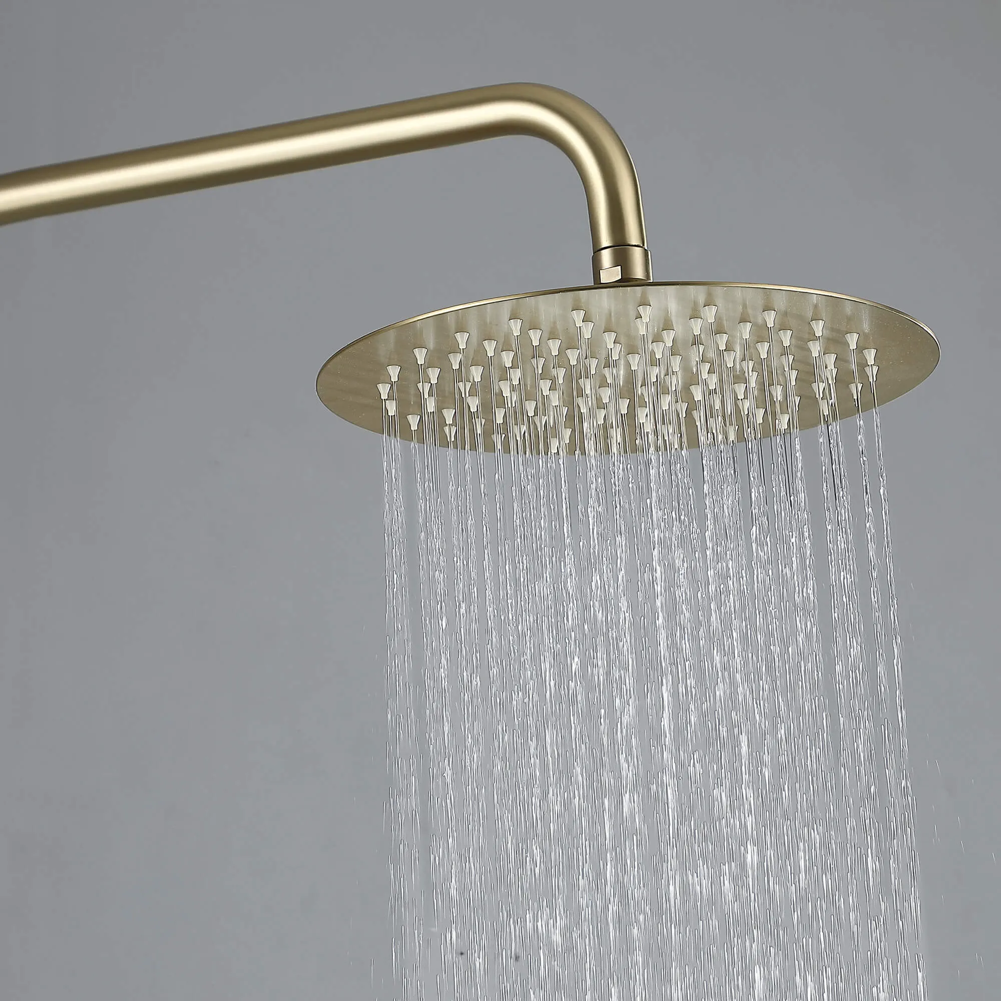 3-Function Shower System with Adjustable Showerhead and Foldable Tub Spout