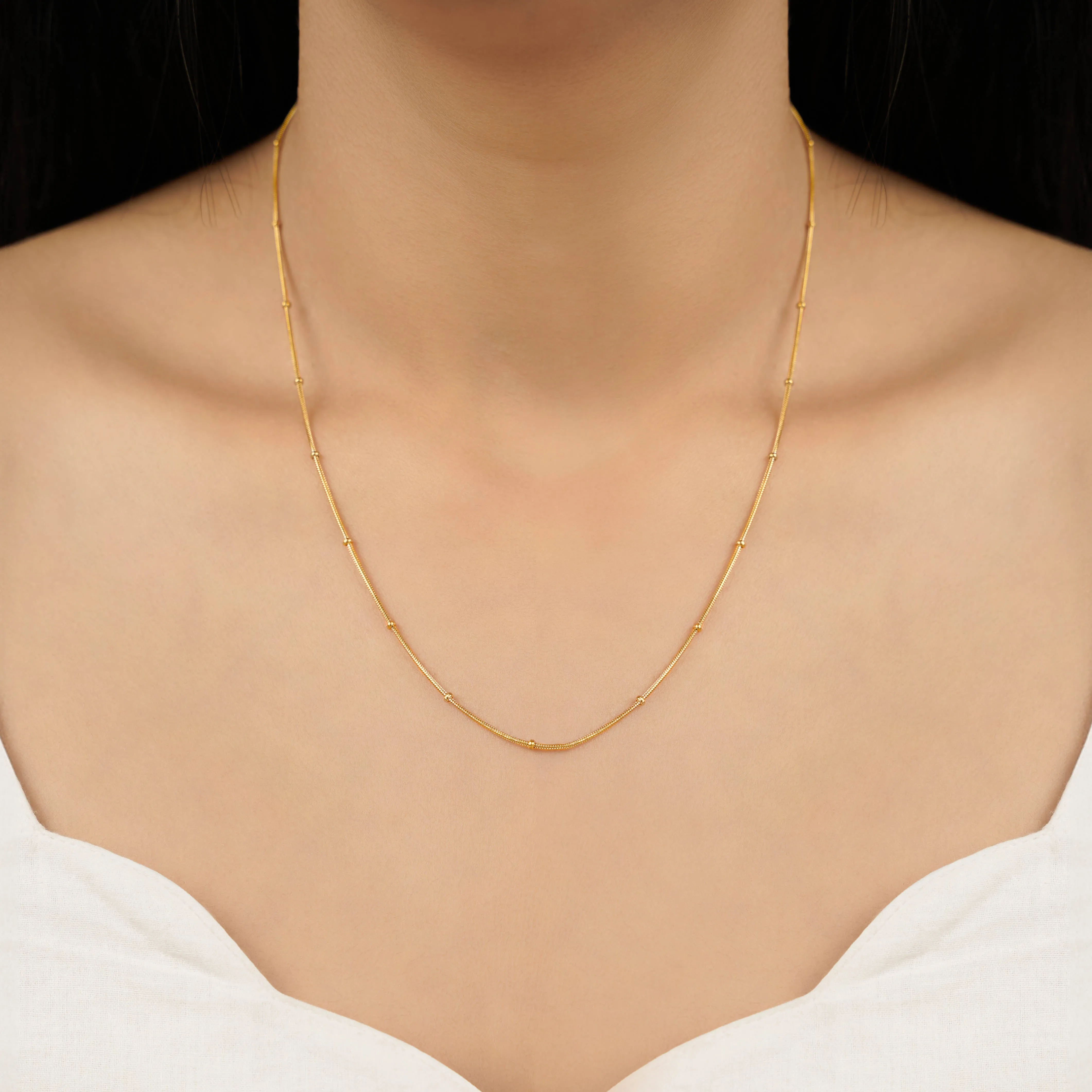 Aulus 18K Gold Plated women's chain