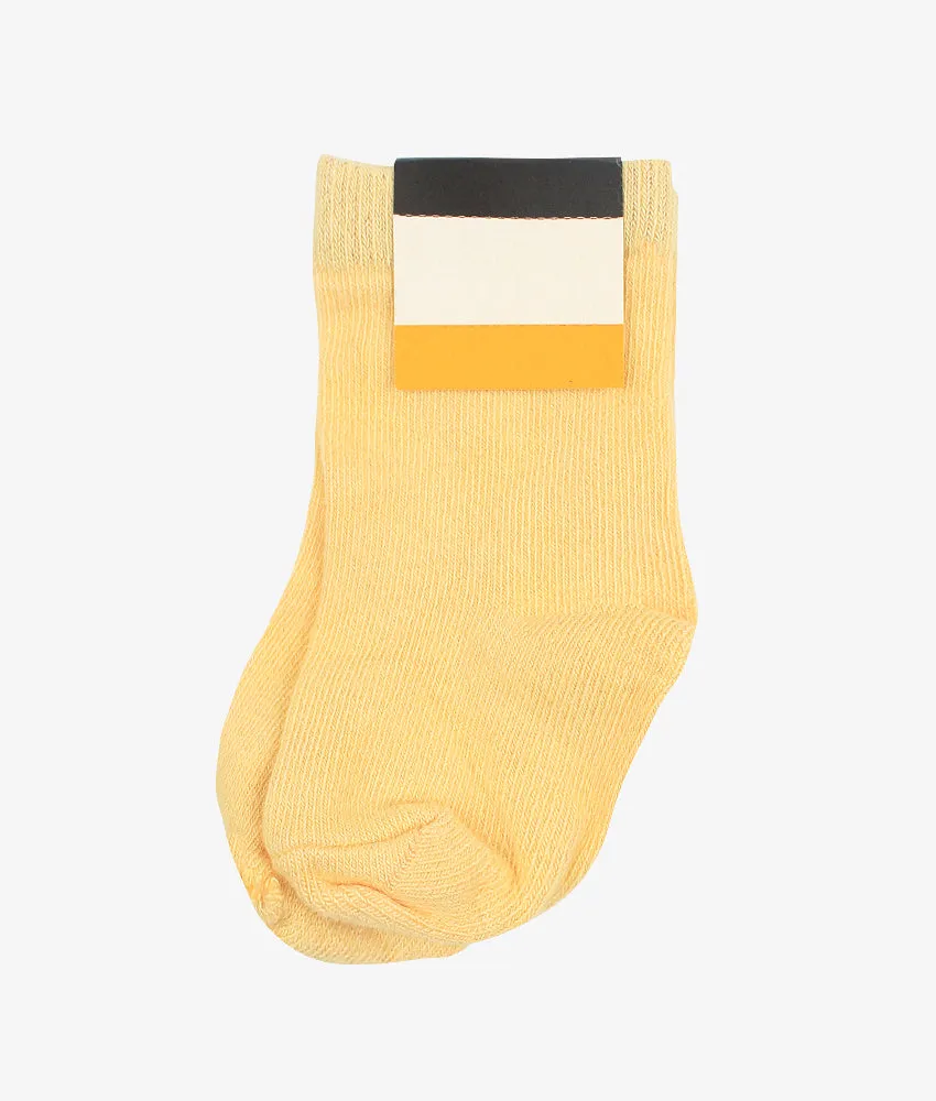 Baby Socks Pair - Light Yellow