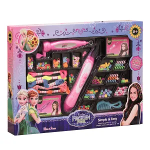 Frozen Fashion Hair Beader Girls Creator Hair Style With Jewelry For Girls 2IN1