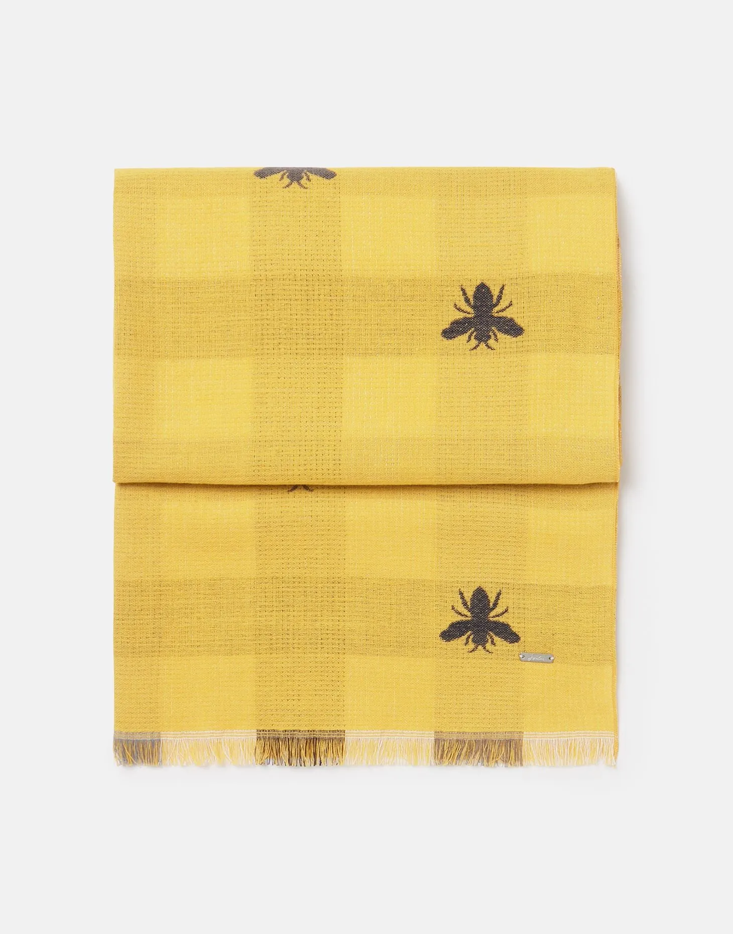 Joules Farnsley Check Jacquard Warm Handle Scarf