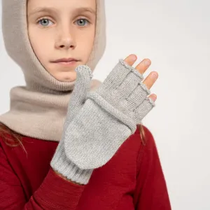 Kids' Knit Merino Convertible Mittens
