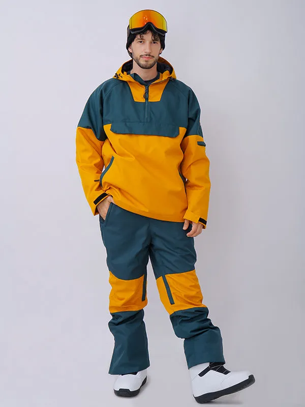 Men's Dawnski Alpine Ranger Colorblock Anorak Snow Jacket