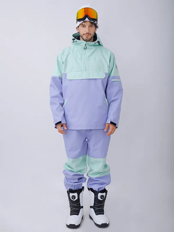 Men's Dawnski Alpine Ranger Colorblock Anorak Snow Jacket