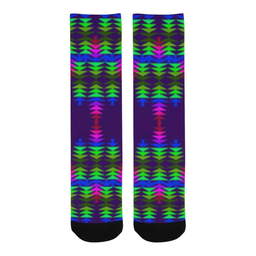 Moon Shadow Sage with Eagle Feather Trouser Socks