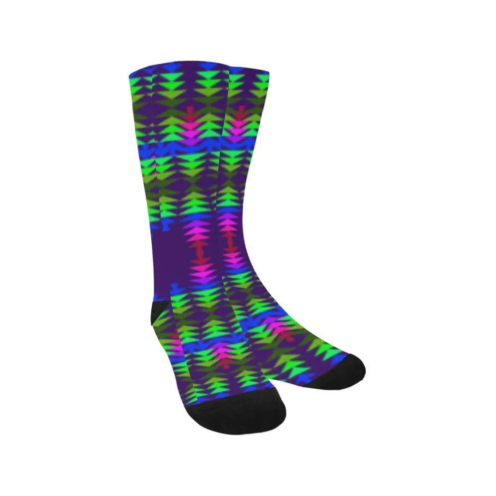 Moon Shadow Sage with Eagle Feather Trouser Socks