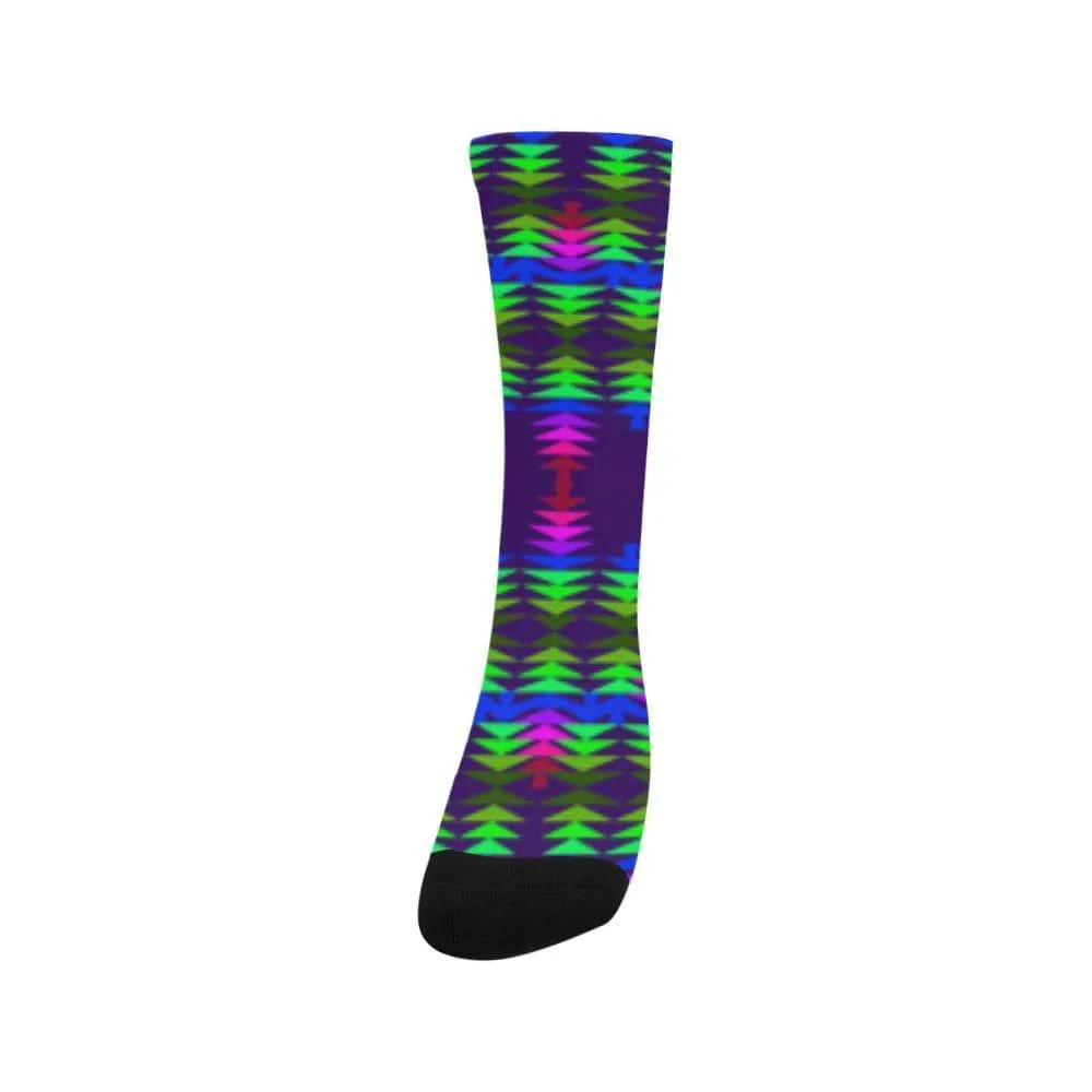 Moon Shadow Sage with Eagle Feather Trouser Socks