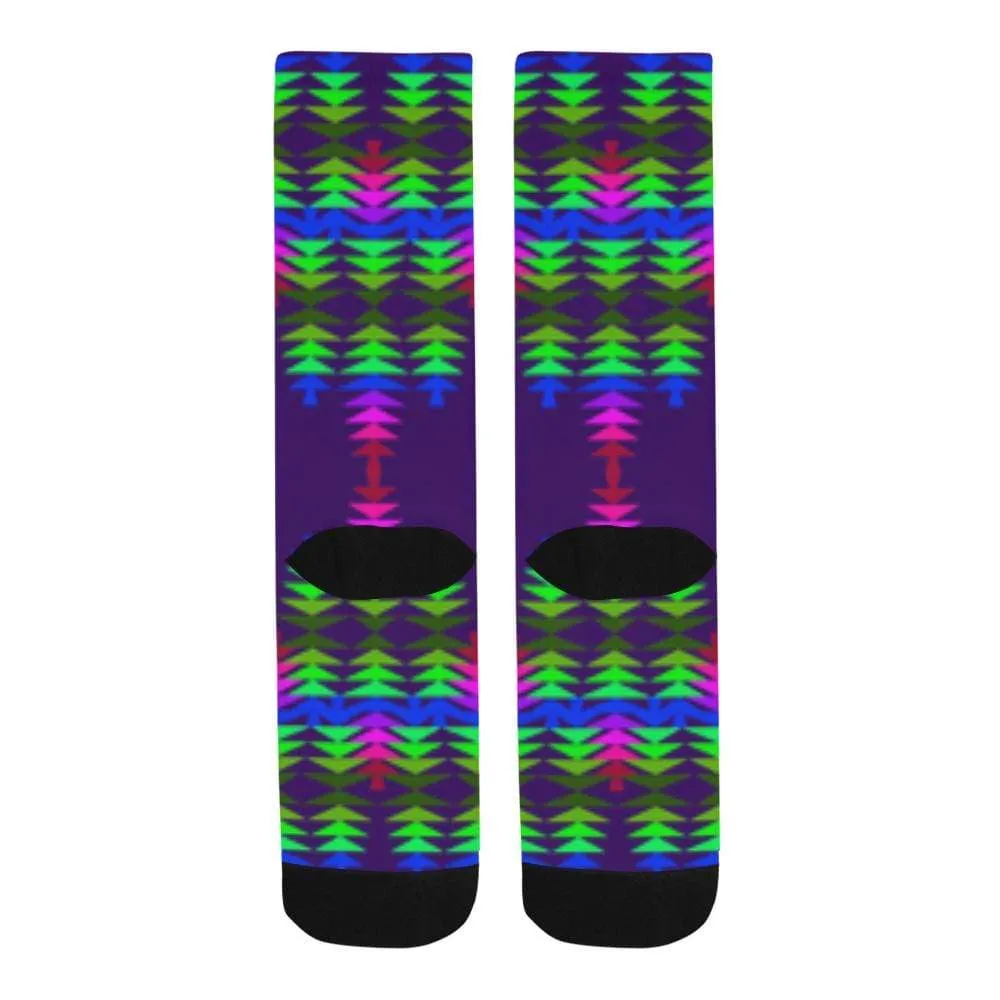 Moon Shadow Sage with Eagle Feather Trouser Socks