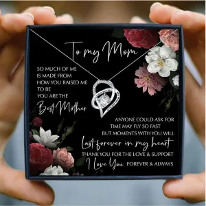 Mother Necklace Women Jewellry Mother&#39;s Day Gift &quot;i love you to the moon and back&quot; Heart Necklaces To My Mom Birthday