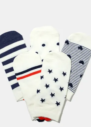 Multi Design Low Cut Socks
