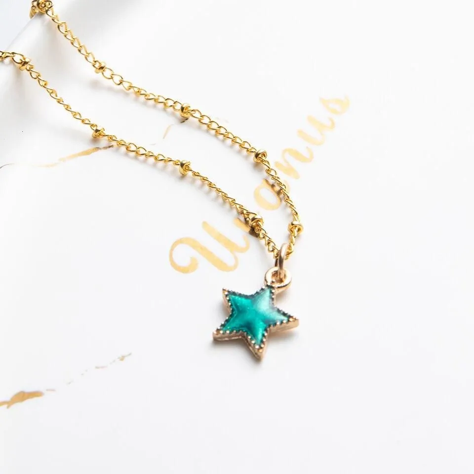 Multilayer Necklaces Charm Jewelry Heart Stars Round Coin Portrait Dollar N010980B