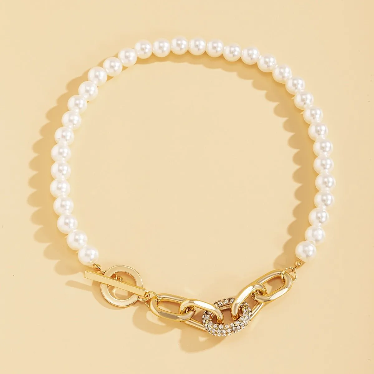 Multilayer Necklaces Charm Jewelry Simulated Pearls KOS0409