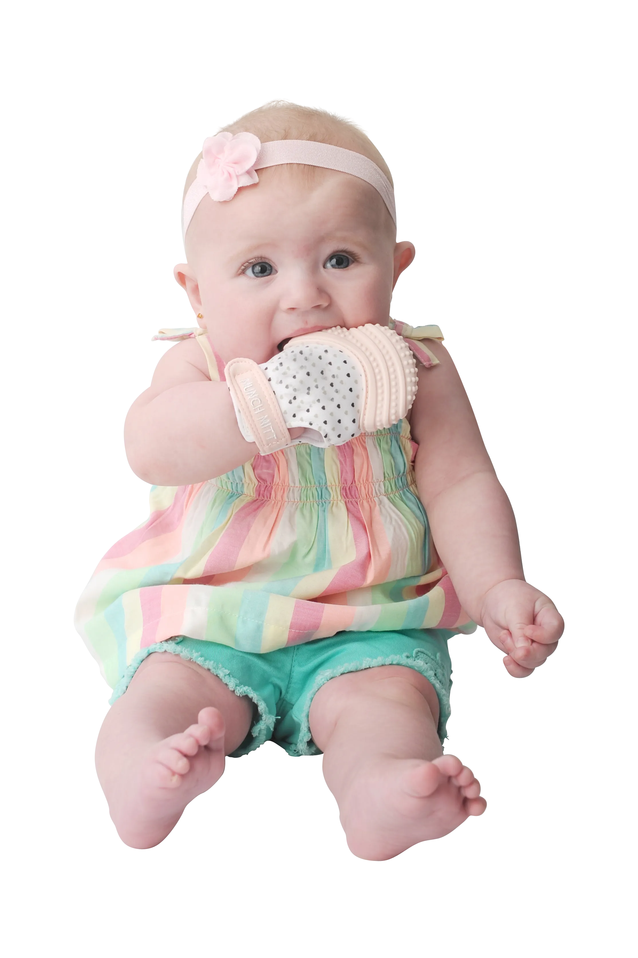 Munch Mitt - Pastel Pink - Hearts
