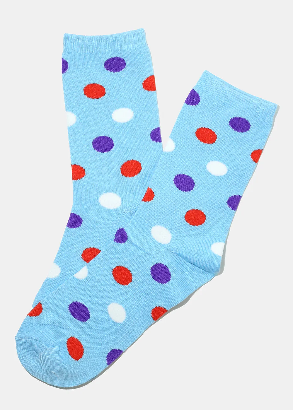Polka Dot Print Long Socks