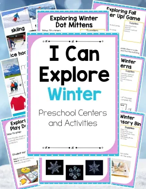 Preschool Winter Theme Pack