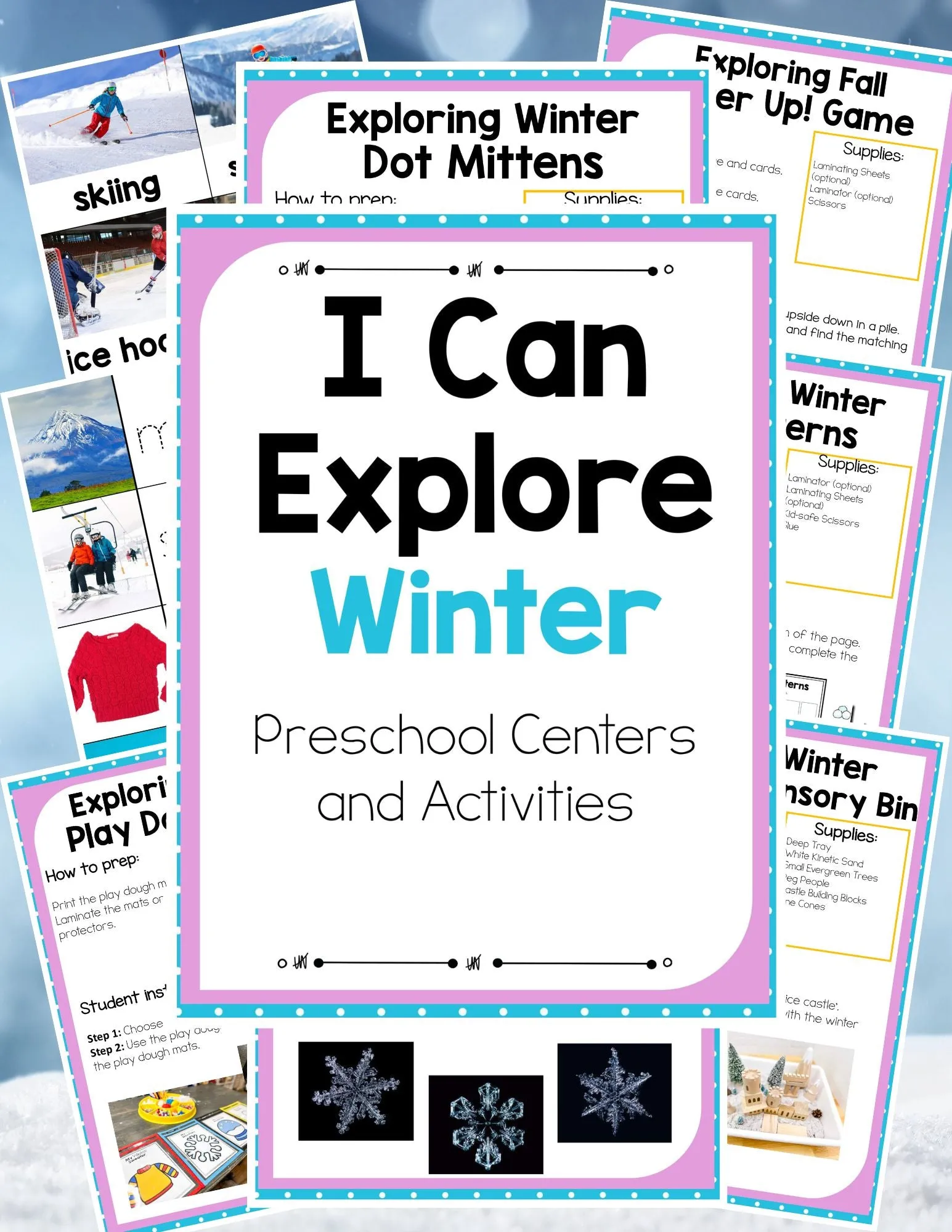 Preschool Winter Theme Pack