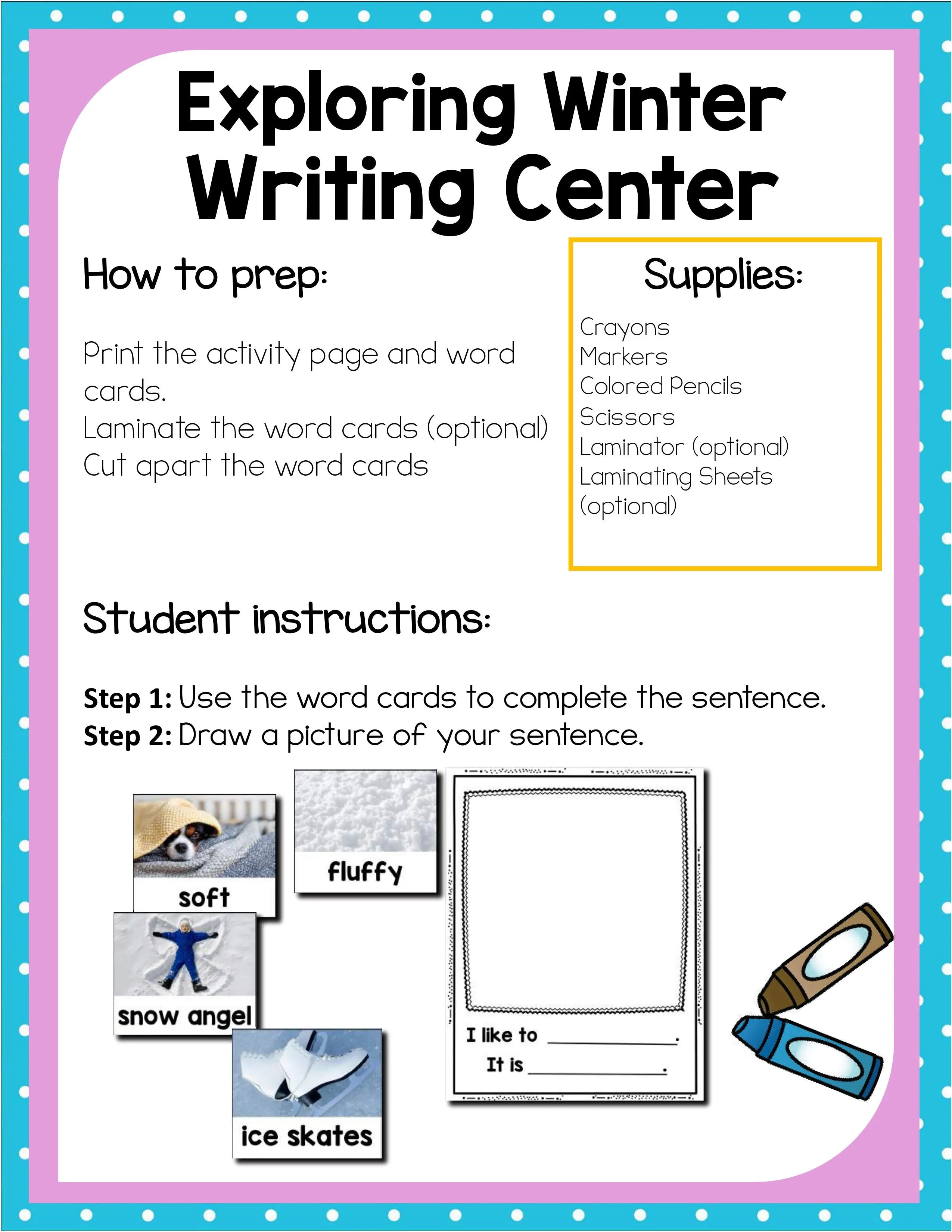 Preschool Winter Theme Pack