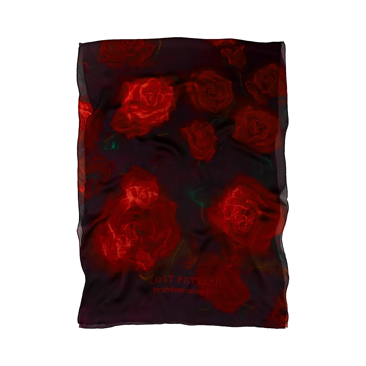 "La Rosa" Silk Shawl