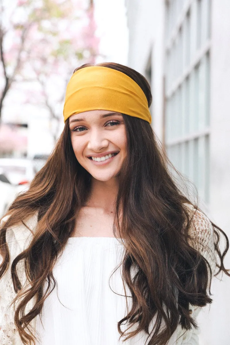 Soft Batiste Elastic Wide Headband