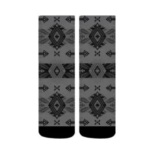 Sovereign Nation Gray Crew Socks