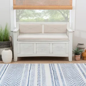 versatile Faux Leather Entryway Storage Bench, Black